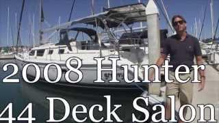 2008 Hunter 44 Deck Salon Walkthrough tour by Ian Van Tuyl