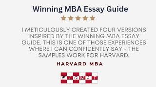 Winning MBA Essay Guide Review From Harvard Wharton and Stanford MBA Admits