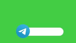 Telegram button।। green screen telegram button free।। free green screen telegram button।।