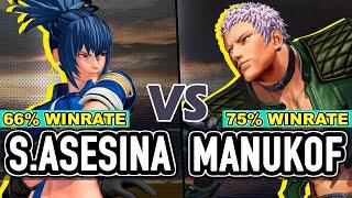 KOF XV ▰ SHERMIE ASESINA (Leona/Athena/Shermie) vs MANUKOF (O.Yashiro/Blue Mary/Shermie)