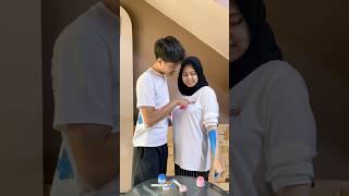 Bikin baju couple sendiri Coba tag pasangannya #couple #fyp #fun #diy