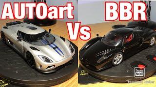 BBR Diecast Ferrari Enzo Vs AUTOart Signature Koenigsegg Agera! Which is the Best 1/18 Model?