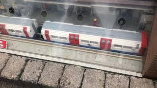 Lego London Underground train in Windsor Legoland