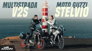 Reiseenduros im Test: Moto Guzzi Stelvio vs. Ducati Multistrada V2 S