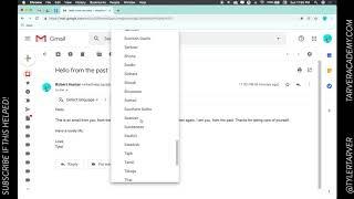 How to Translate an Email : GMAIL