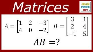 Producto de matrices - Ej. 1