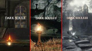 Analysis of the starting locations of the Dark Souls trilogy