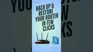 How to Backup & Restore Your Wi-Fi Router Settings in Minutes! #router #tplinkrouter #techtutorial