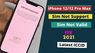 Sim not supported on iPhone!How to find iPhone is carrier Locked and Solution 2021.