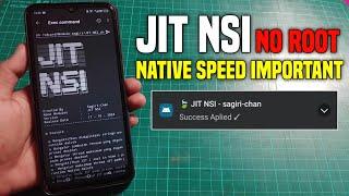 JIT NSI NO ROOTMeningkatkan performa dan responsif aplikasi dan game work semua android