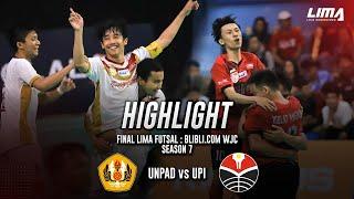 Highlight Final LIMA Futsal WJC Season 7 - UNPAD vs UPI