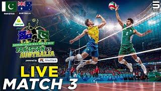Live | Pakistan vs Australia | Match 3 | Sarsabz Volleyball Series 2024 | Sports Central