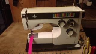 Husqvarna viking 6370 sewing machine demo, cams, 6000 series, 6450, 6570