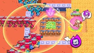 0.1% SURVIVAL! TARA's HYPERCHARGE DESTROYS MOE TRIO  Brawl Stars 2024 Funny Moments, Fails ep.1521