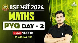 BSF Classes 2024 | BSF HCM & ASI Math Class 2024 by Akshay Awasthi |  Previous Year Questions #2