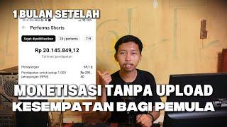 MONETISASI YOUTUBE TANPA UPLOAD VIDEO KABAR GEMBIRA ATAU BURUK?