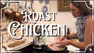 How to ROAST a WHOLE CHICKEN in the OVEN | Jacques Pépin Method