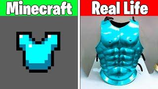 Realistic Minecraft | Real Life vs Minecraft | Realistic Slime, Water, Lava #875