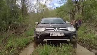 Mitsubishi Pajero Sport off-road покатушки бездорожье внедорожник грязь