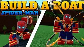 I BUILT NANOTECH IRON SPIDERMAN - Build A Boat For Treasure