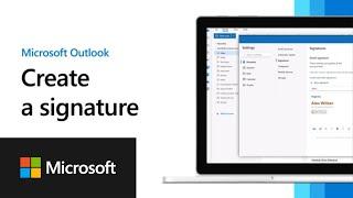 Create a signature in new Outlook for Windows