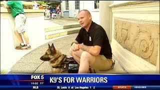 Service dog helps "save" life of war veteran suffering from PTSD