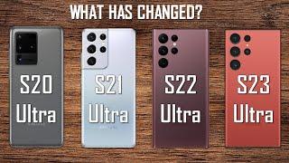 Samsung Galaxy S20 Ultra vs Galaxy S21 Ultra vs Samsung Galaxy S22 Ultra vs Samsung Galaxy S23 Ultra