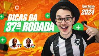 DICAS #37 RODADA | CARTOLA FC 2024 | A PENÚLTIMA DO ANO!!