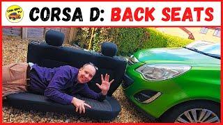 Vauxhall Corsa D: How To Remove Back Seats (Opel Corsa D)