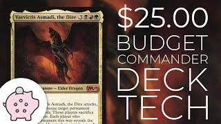 Vaevictis Asmadi, The Dire | EDH Budget Deck Tech $25 | Magic the Gathering | Commander