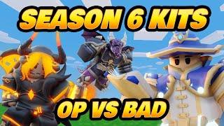 All Season 6 Kits - Roblox BedWars Battle Pass