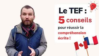 TEF - 5 conseils pour la compréhension écrite !