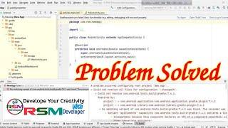 Could not resolve all files for configuration: 'classpath' problem solved - @RSMDeveloper