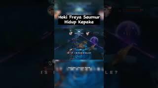 Hoki seumur hidup Freya Kepake  Ga ada retri bisa dapat lord #freyzemlbb #shorts