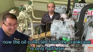 Refer machine compressor change oil procedure, Chief Meloy, Seamans life