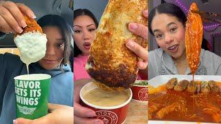 TIKTOK Mukbang Compilation | Wingstop, Chipotle, Seafood Boil, In-N-Out, Popeyes & More!