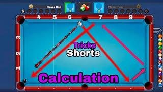 8 ball pool tricks shot tutorial //how to calculate tricks shot #tutorial #8ballpool #aliisbest