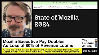 Mozilla Executive Pay Doubles as Loss of 80% of Revenue Looms