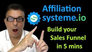 Affliation Systeme io  Build Your Sales Funnel in 5 Minutes 