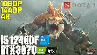 Dota 2 | i5 12400F + RTX 3070 | 1080p, 1440p, 4K benchmarks!