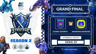  LIVE -  COSMO ESPORTS VS AWESOME MONSTER - STRATEGIC BATTLE GRAND FINAL - CLASH OF CLANS