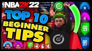 NBA 2K22 - TOP 10 TIPS FOR BEGINNERS IN NBA 2K22 | BECOME A BETTER PARK PLAYER TODAY!