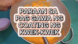 BUONG PROSESO SA NEGOSYONG KWEK-KWEK