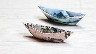 How to Fold Boat from Money | NewMan DIY