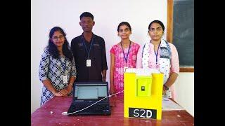 || S2D project|| Innovative project || Impeccable presentation || SREC ECE DEPARTMENT ||