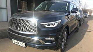 Взял Infiniti Qx80 - первые метры за рулем суперкара!