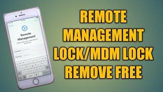 Bypass Remote Management Iphone Free | Bypass iPhone MDM Lock 2022 MDM bypass with 3Utools Iphone 6+