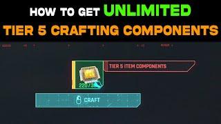 Unlimited Legendary Crafting Components (Tier 5 Components) in Cyberpunk 2077 Phantom Liberty