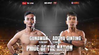 GUNAWAN VS ADITYA GINTING | FULL FIGHT ONE PRIDE MMA 79 KING SIZE NEW #4 BALI