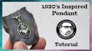 Making a 1920's Inspired Necklace: A Silversmithing Tutorial